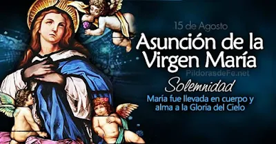 Resultado de imagen para AsunciÃ³n de la Virgen MarÃ­a