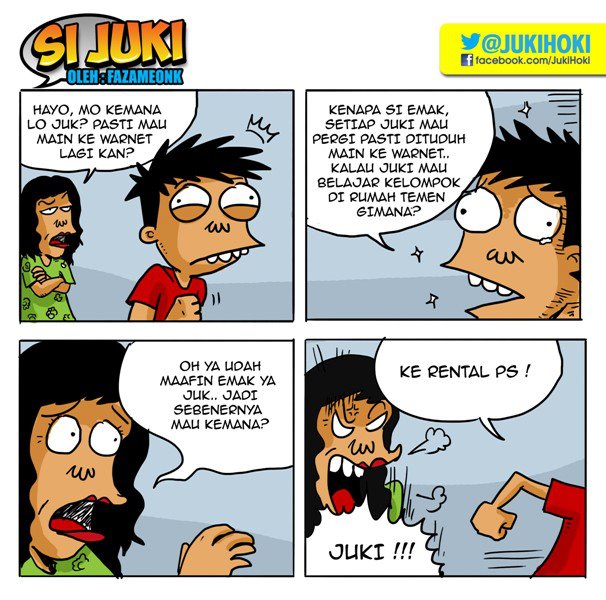  Gambar Lucu cerita lucu Komik si Juki baKOnAS