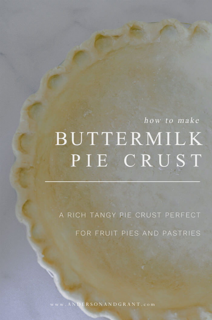 You'll love this tangy alternative to a traditional homemade pie crust made with buttermilk and perfect for fruit pies!