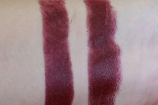 Maybelline Color Sensational Creamy Matte Lipstick in 696 Burgundy Blush swatch