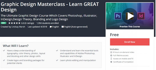 [100% Free] Graphic Design Masterclass - Learn GREAT Design