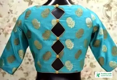 Katan Blouse Designs - Blouse Designs Pick 2023 - Blouse Sleeve Designs Pick 2023 - Bangladeshi Blouse Designs - Blouse Designs - NeotericIT.com - Image no 16