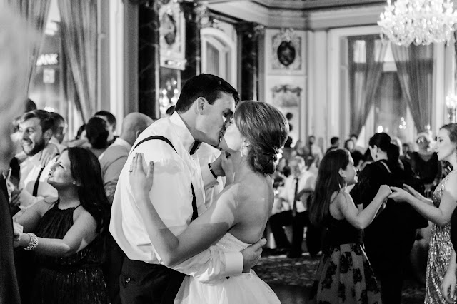 A classic formal winter wedding at the Hotel Monaco and The Belvedere in Baltimore, Maryland Photographed by Heather Ryan Photography