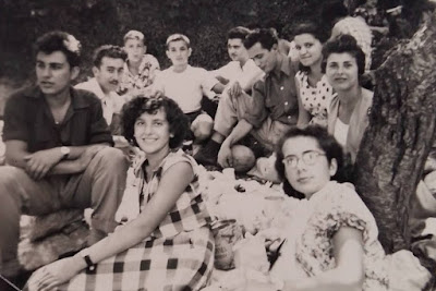 young people 50s Andros Greece