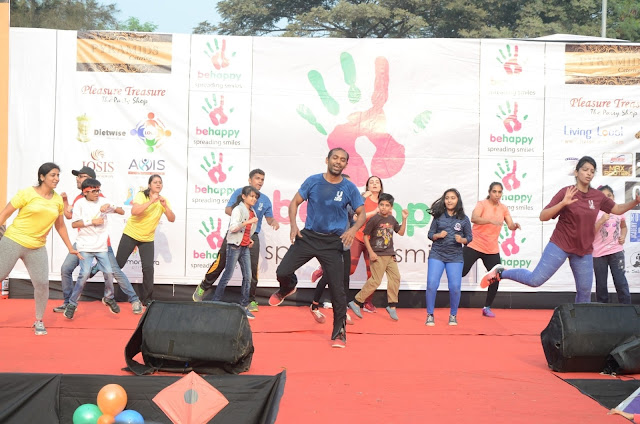 Zumba Performing At Be Happy Event Lokhandwala back Road 