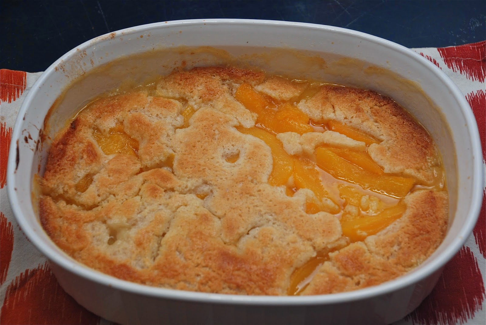 Tomatoes on the Vine: Easy Southern Peach Cobbler