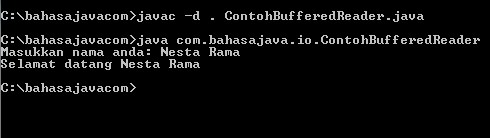 BufferedReader merupakan salah satu class yang paling banyak dipakai dalam pemrograman J Membaca Input Dari User Menggunakan Class BufferedReader Pada Java