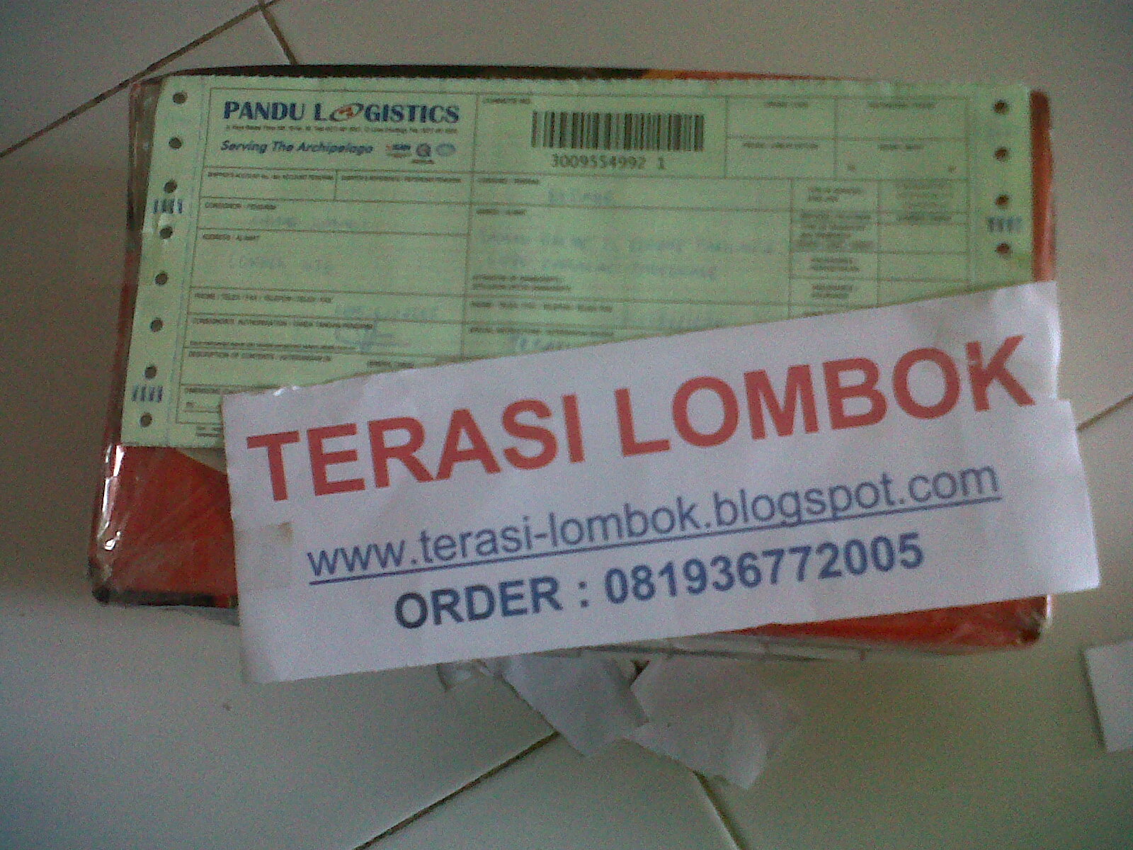 Sample / Contoh Terasi Lombok Gratis  Terasi Asli Lombok