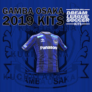  Yang akan saya share kali ini adalah termasuk kedalam home kits Baru, Gamba Osaka 2019 Kit - Dream League Soccer Kits