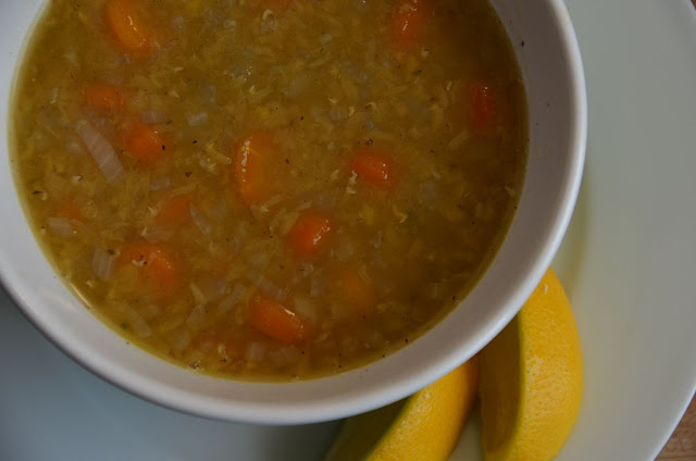 SPICED LENTIL SOUP WITH CARROTS