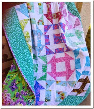 Churn Dash Quilt 1