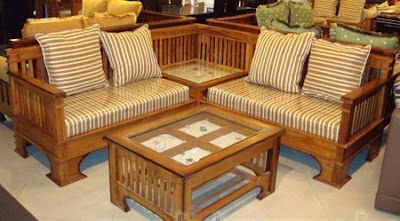 Model kursi kayu minimalis ruang tamu