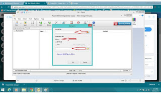 conversion of operating system files into iso format using power iso