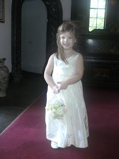 cute flowergirl at adare manor