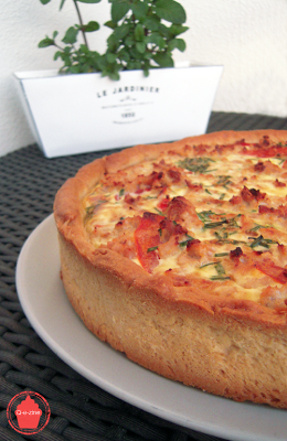 tarte au thon et à la tomate