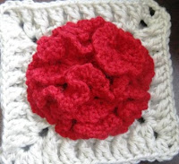 1. The Crochet Dude - Carnation Bouquet Afghan Project