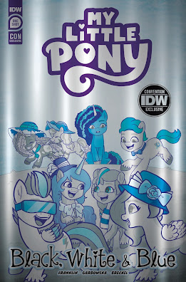 My Little Pony: Black, White, & Blue Cover NYCC 2023