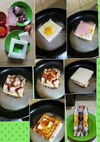 Kreasi Roti Telur Chinesse Sandwich by Denny Koo