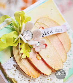 SRM Stickers Blog - Give Thanks by Michele - #card #fall #autumn #stickers #sentients #doily