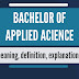 Bachelor of Applied Science