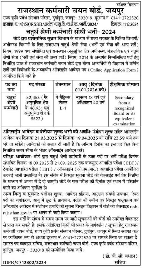 Short-Notification-RSMSSB-Class-IV-Posts