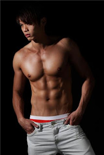 William Ng shirtless