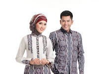 Busana Muslim Batik Kombinasi Polos Terbaru