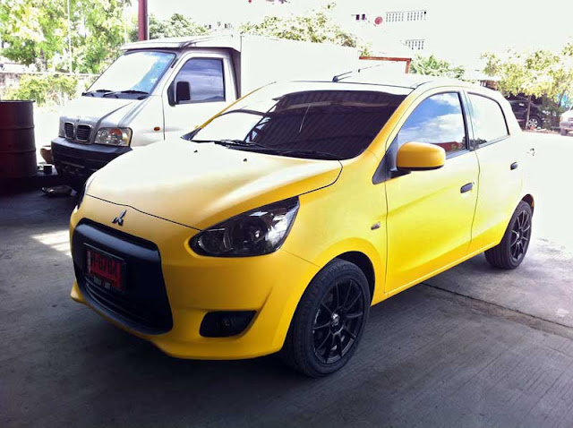 modified Mitsubishi Mirage from Thailand