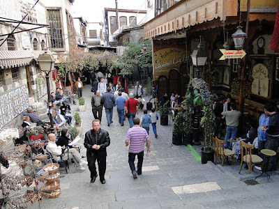 Las antes tranquilas calles de Damasco