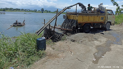 Sangat Marak, Penambangan Pasir Mekanik di Wilayah Kecamatan Kunjang - Kediri