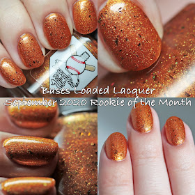 Bases Loaded Lacquer September 2020 Rookie of the Month