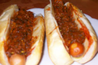 Hot Dogs mit Kraut