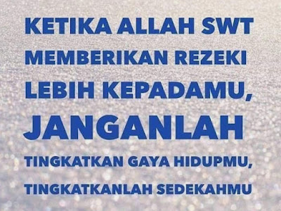 Sedekah Ketika Susah, Bukan Dah Senang Baru Nak Sedekah!