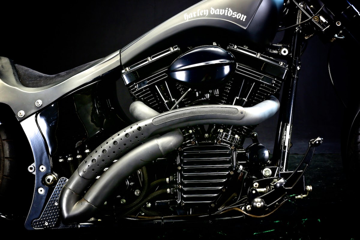 Harley Davidson 2003 FXSTB Custom [U-TERA] HD Wallpaper 