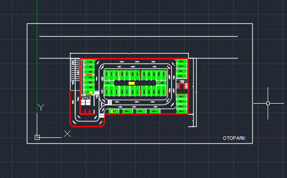 Gambar Kerja Denah Parkiran Galih Gumelar Architect