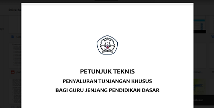 Juknis Tunjangan Khusus 2016