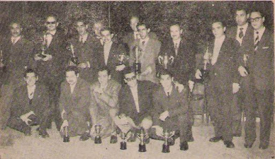 Participantes en el XVIII Campeonato de España de Ajedrez 1957