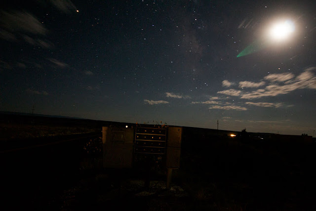 Milky Way starts to show up, but the moon is too bright (Source: Palmia Observatory)