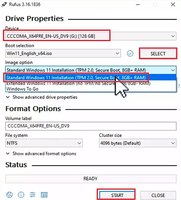 extend windows 11 installation no tpm 2.0 no secure boot 8GB ram