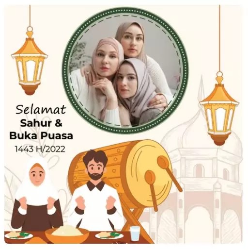 twibbon sahur dan buka puasa bersama ramadhan