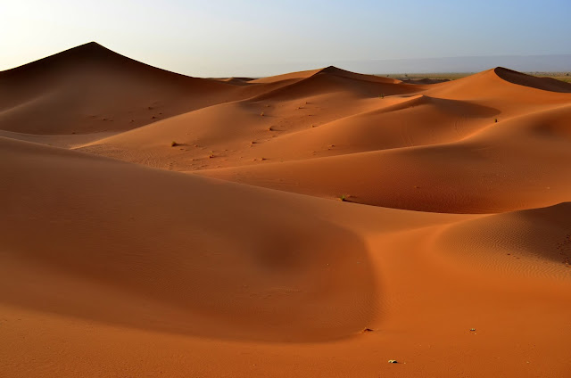 Dunas de Erg Chegaga. Marruecos. Desierto del Sahara.