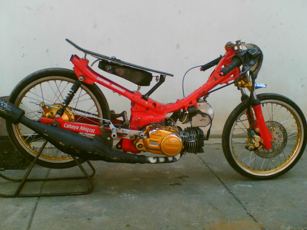 Drag Motor  Red Yamaha
