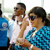 Omotola Causes "Commotion" At Lagos Airport [See Photos]