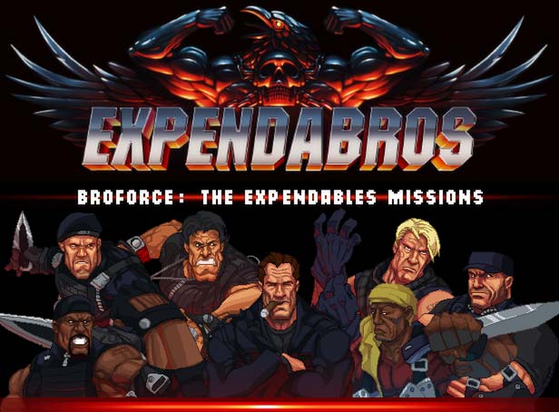 Broforce - Expendabros cover artwork.