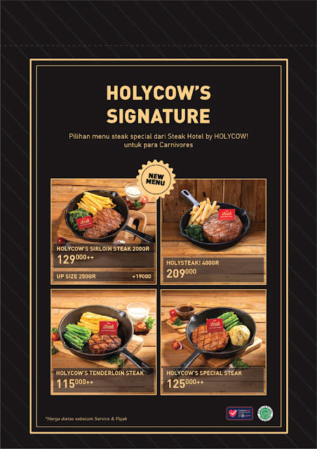 Beragam Menu Steak Hotel by Holycow