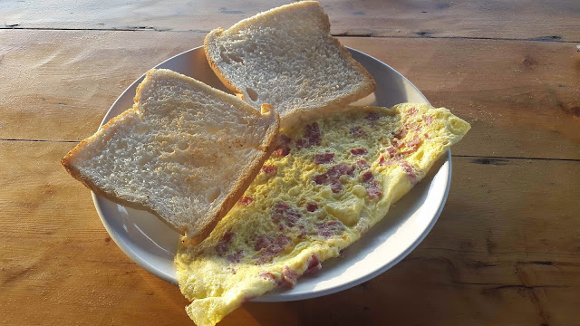 Bacon Omelette at Our Shack