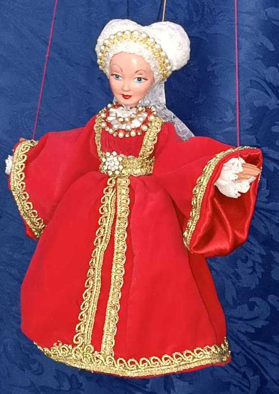 Pelham Puppet redressed, Anne of Cleves, Six Wives of Henry VIII, Tudo