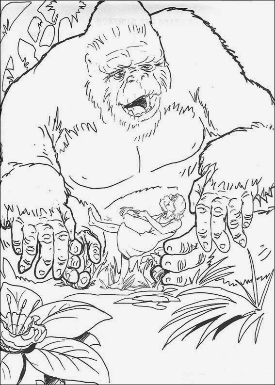 Fun Coloring Pages: King Kong Coloring Pages