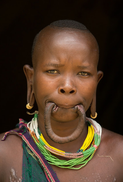 The Ethiopian Woman Who Wears A Lip Plate