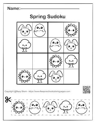 celebrate the spring season with a fun and educational activity for the whole family Spring Sudoku